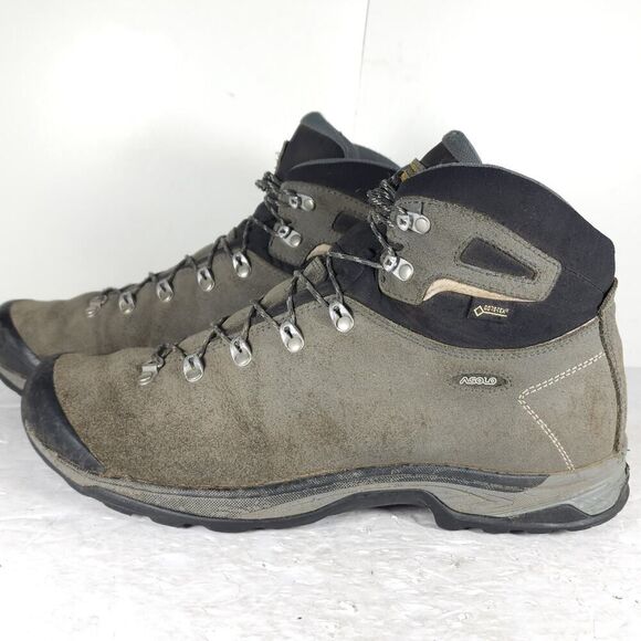 Asolo Men's Thyrus Gv Gortex US 12 Gray Waterproof Lace-Up Trail Hiking Boots - Picture 2 of 16